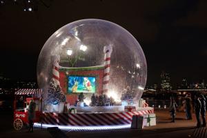 China Bubble Lodge Tent Inflatable Snow Globe factory