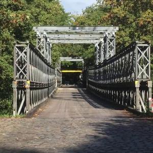 China Portable Bailey Truss Bridge Portable Metal Rural Flood Disaster Damaged Repair factory