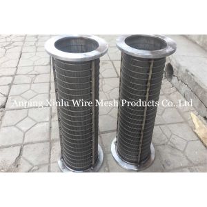 Stainless Steel Reversed Wedge Wire Screen Pipe V Profile Wrapped