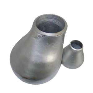 Reducing Stainless Steel Connector Welded Silver Polished Fitting Pipeline