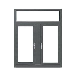 China T5 Casement Window Profiles Curved Bay Hurricane Impact Window Aluminium Extrusions factory