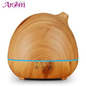 China 400ml Ultrasonic Wood Grain Aromatherapy Diffuser For Living Room factory