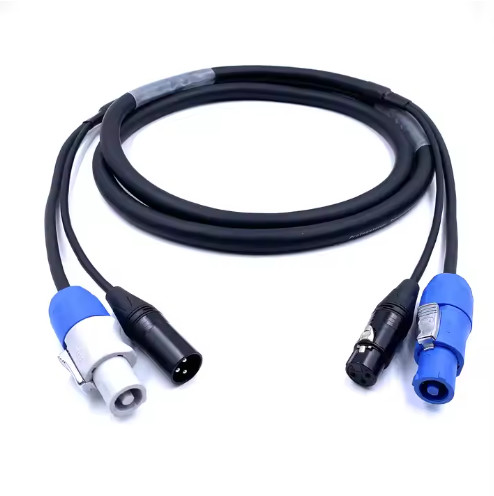 China 3-Pin XLR to Powercon True1 Hybrid Cable 12A 250V factory