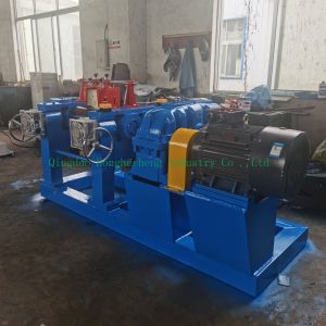 Water Cooling Rubber Mixer Machine Two Roll Open Mixing Mill PLC Controlled