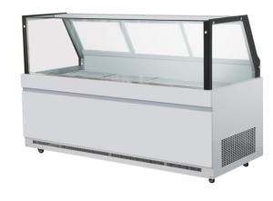 China Trapezoidal Duck Neck Marinated Preservation Cabinet Display Cabinet factory