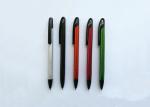 Popular clips Brushed Metal Promotion Pen with Laser Logo (M114)