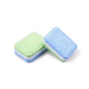 China Three-Layer Three-Color Dishwashing Blocks Solid Cleaning Washing Dishwasher Tablets factory