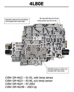 China Auto Transmission 4L80E sdenoid valve body good quality used original parts factory