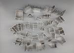 Industrial Aluminum Extrusion Profiles Powder Coating Extruded Structural