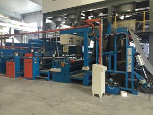 China Thermal Oil / Gas Heating System Textile Hot Air Stenter Setting Machine factory