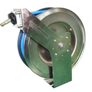China SUS304 Water Hose Reels 50ft Spring Return Reinforced Steel factory