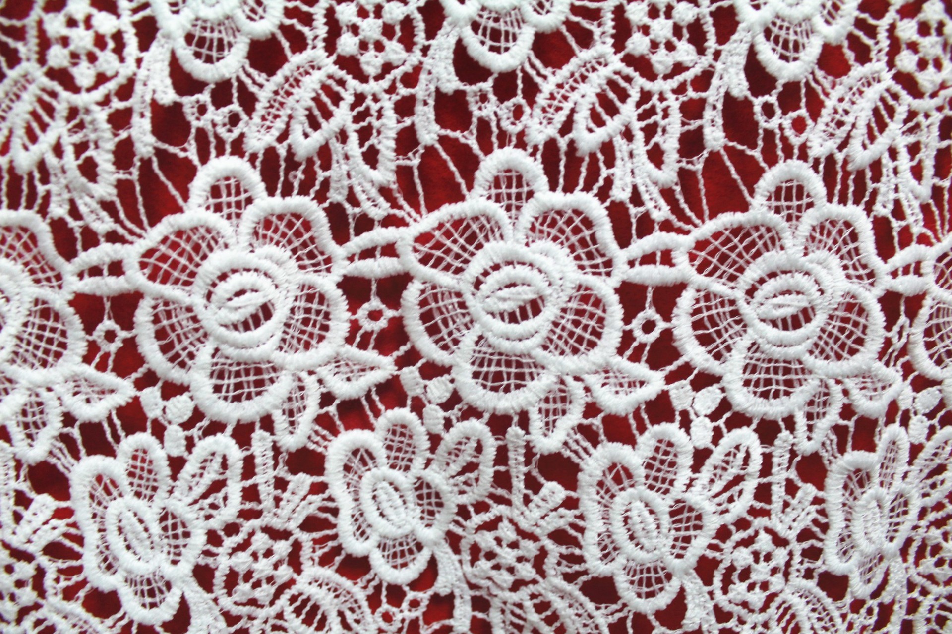 Apparel Accessories Chemical Lace Fabric Water Soluble Embroidery lace fabric