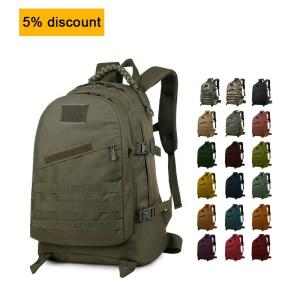 China OEM Logo Unisex Tactical Hiking Backpacks 45L Gym Bag Rucksack Multifunctional factory