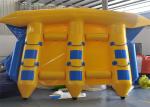Popular Inflatable Water Toys , Inflatable Flying Fish Towable Puncture Proof