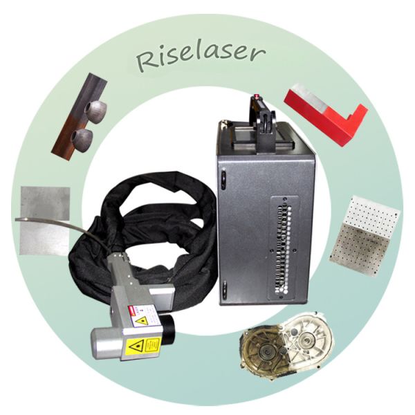 China Handheld Laser Rust Removal Machine Backpack Laser Cleaning Machine 50w 100w factory