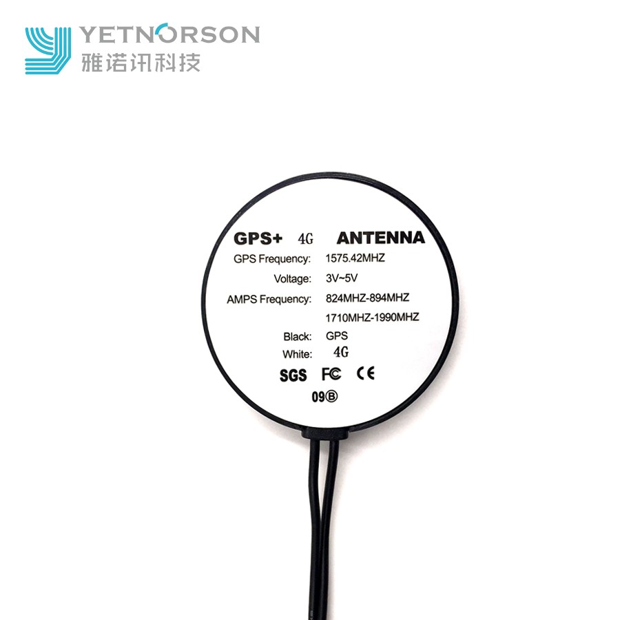 GPS/GSM/4G/433MHz/868MHz/Wifi Car Tracker Antenna with Customizable Cable Length
