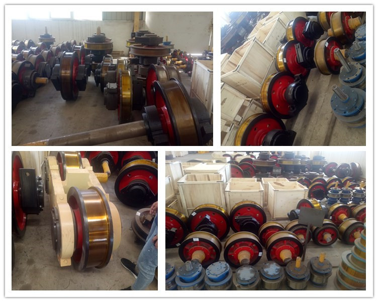 Cast Steel Locomotive Wheels 600mm 762mm 900mm Gauge High Tensile Strength