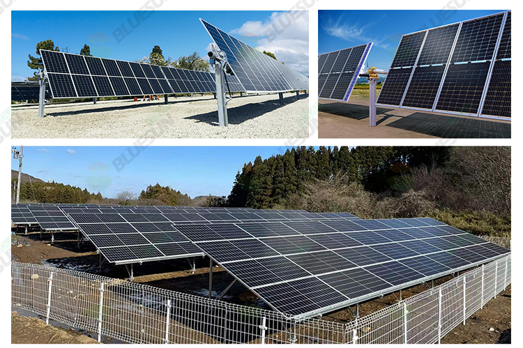 Bluesun Easy Installed Solar Power Panel Solar Pv Module 540w 550w 560w Home Use Solar Panels Wholesale House