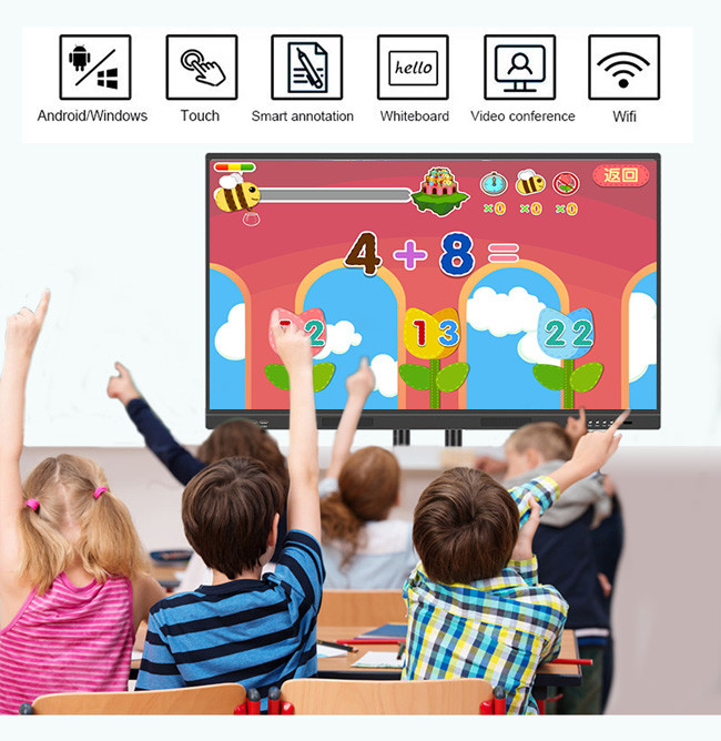 110In Interactive Classroom Whiteboard 4096×4096 Touch Resolution