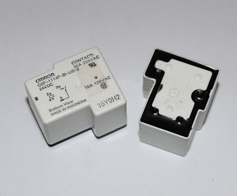 Omron relay G8P-1114P-BI-US-2-24VDC - 15A (4 Pin)