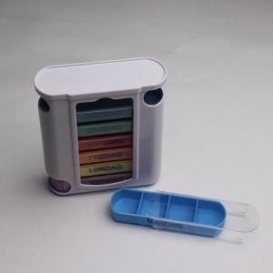 China ABS + PC Plastic Pill Box Tablet Organiser For Promotion Gift In Supermarket factory