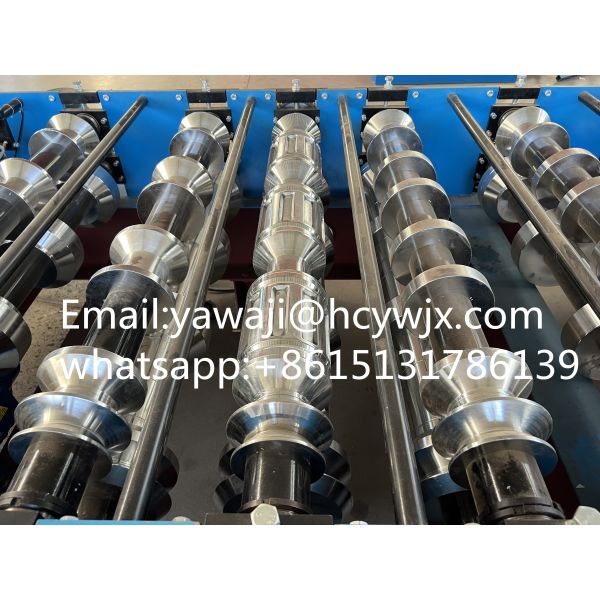 PPGI / GI Big Span Roofing Sheet Roll Forming Machine