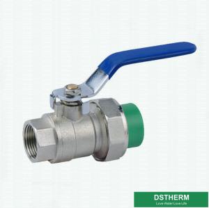 China Female Brass Double Union Ball Valve Lighter Type Full Sizes Fast Flow factory