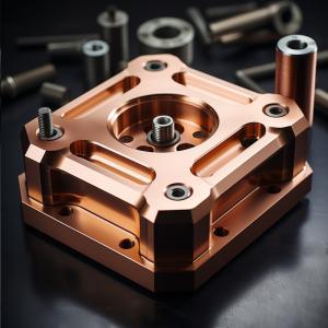 China Accuracy CNC Machined Parts Copper Milling CNC Machining Service factory