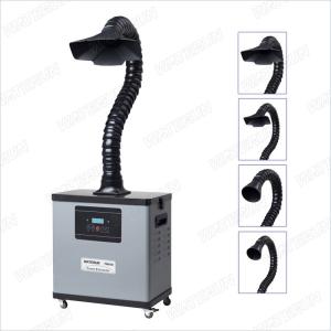 China Durable 99.97% Solder Fume Extractor , F6001d Portable Fume Collector factory