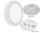 300mm Round Led Slim Panel Light 24w Surface Mounted 4000k Isolated Driver