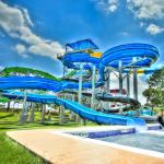 Outdoor Commercial Water Park Swimming Pool Rides Fiberglass Slide