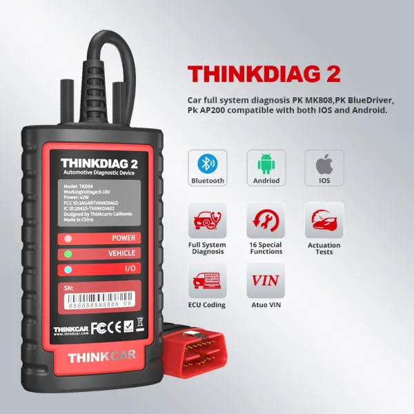 Thinkdiag Diagnostic Tool With Diagzone Software One Year Update Free