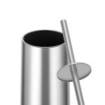 Cat Dogs Stainless Steel Toilet Brush Holder Set Bathroom Clean Tool