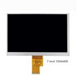 280 Nit 40 Pins TFT LCD Color Monitor LVDS Display 7 Inch 1024x600