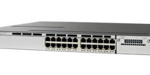 China New CISCO WS-C3850-24U-L 24 10/100/1000 Ethernet UPOE ports Switch factory