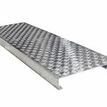 Stainless Steel Galvanised Steel Grating , Walkways Grip Strut Grating