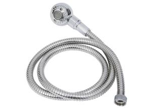 China Sliver Color Salon Equipment Parts Shower Head With Pipe For Shampoo Chair factory