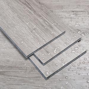 China Waterproof wood grain 4mm 5mm 6mm 7mm 8mm pvc click lock spc flooring lvp flooring vinyl plank luxury vinyl flooring with IXPE factory