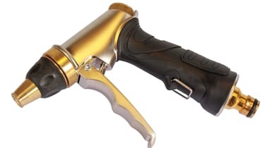 China Lightweight Metal Hose Spray Gun , Garden Hose Pipe Spray Gun factory