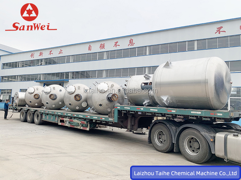 Single Layer or Jacketed Structure Agitator Reactor for 500L Batch Chemical Reaction