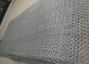 China 80 X 100mm 2.40mm Gabion Wall Wire Mesh For Channel Revetment factory