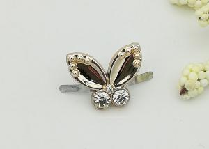 China Decorative Plastic Shoe Buckles For Women Shoes With Crystal Ornament factory