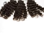 Virgin Human Hair Extension Raw Brazilian Hair Material Big Curly 3 Bundles One
