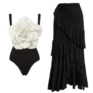 China Womens High Elasticity Nylon Bikini Set for Beach Pool - the new style factory