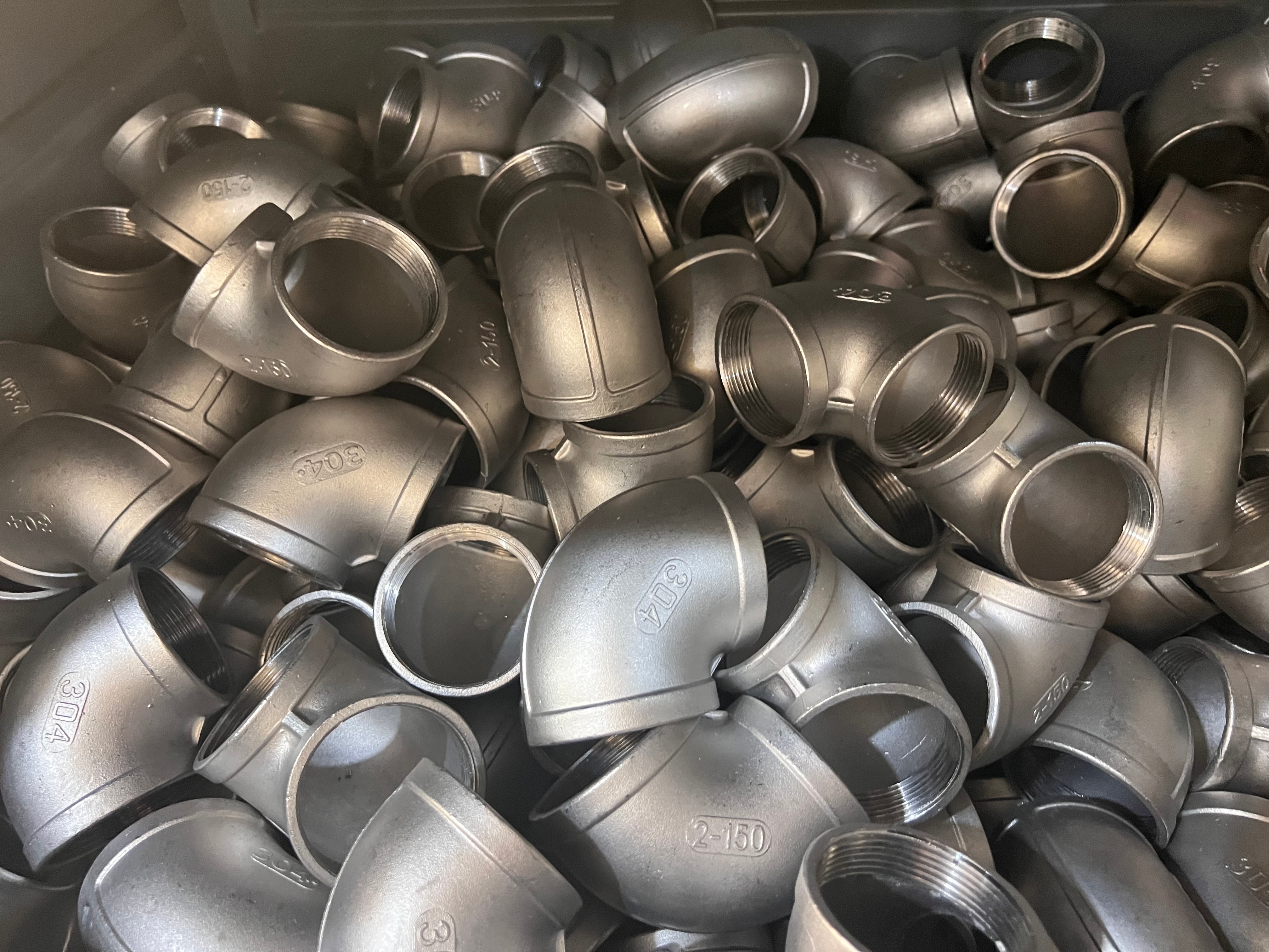 304 316 Stainless Steel 90 Degree Female Thread Elbow Fitting