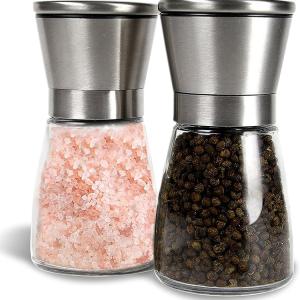 China Stainless Steel 132mm 235g 170ml Shaker Salt Grinders factory