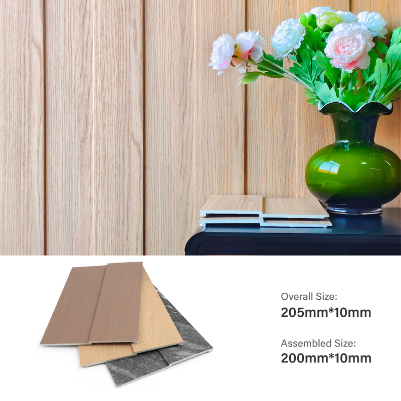 Recyclable WPC Wall Panel WPC Wall Cladding for Interior Design