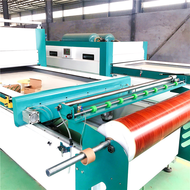 Automatic PVC Vacuum Membrane Press Machine For Door Cabinet Kitchen Making Membrane