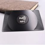 Personalized Stainless Steel Metal Card , Contactless NFC Business Cards for Qr