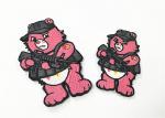 Boy Scout Clothing Embroidery Patches Bear Logo With Hook Backing
